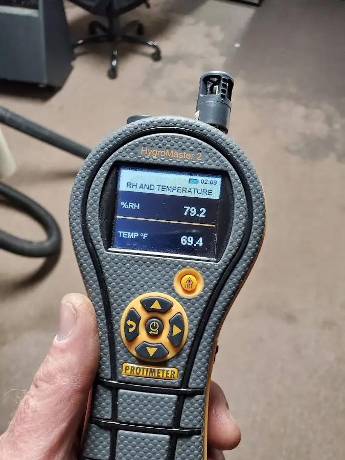Moisture meter humidity assessment for Mold Remediation & Removal in Essex